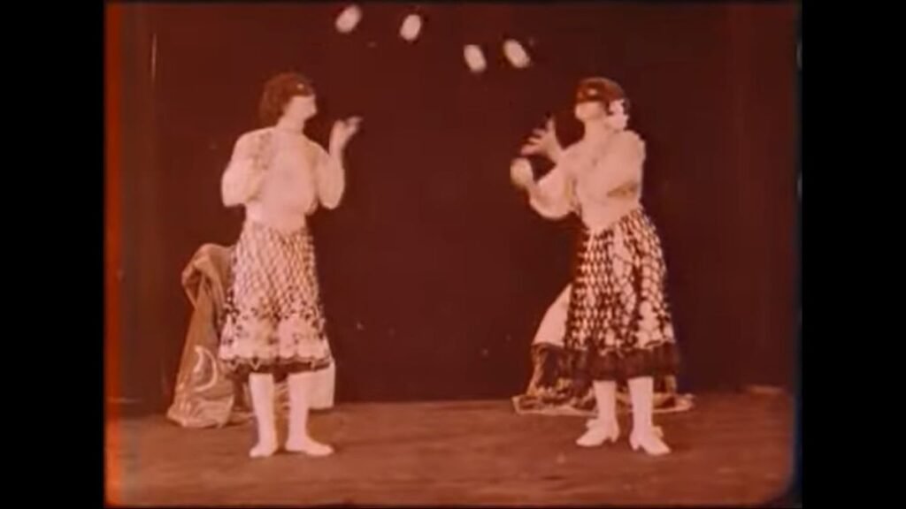Mia Cordes and Manny Ziener: Possibly earliest known footage of fire club passing 1913